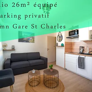 Apartamento Equipe Avec Parking A 6min A Pied De La Gare St Charles, Marsella